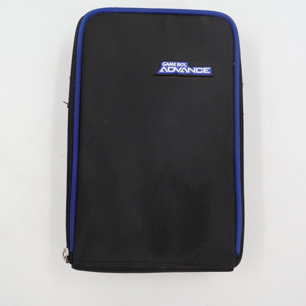 Nintendo Game Boy Advance Carrying Case Unisex OS Black Blue Logo Travel Bag